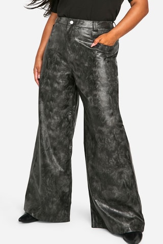 Pantalon wide legs - Noir