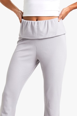 Pantalon flare - Gris clair