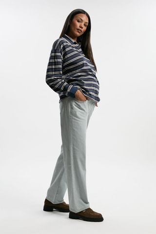 Jean boyfriend de maternité - Ciel