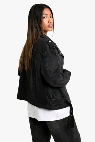 Veste en jean - Noir