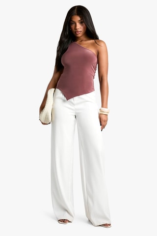 Top asymétrique - Mauve