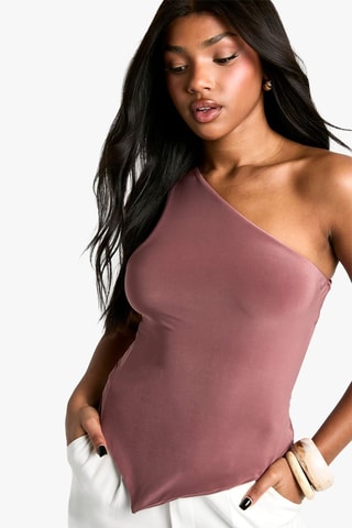 Top asymétrique - Mauve