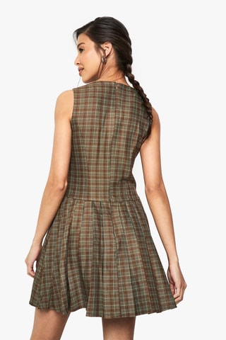 Abito plissé - Marrone