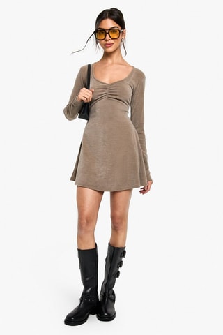 Abito a campana - Taupe