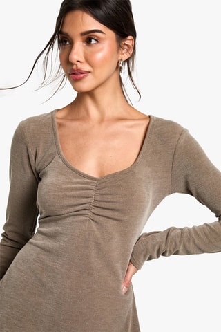 Abito a campana - Taupe