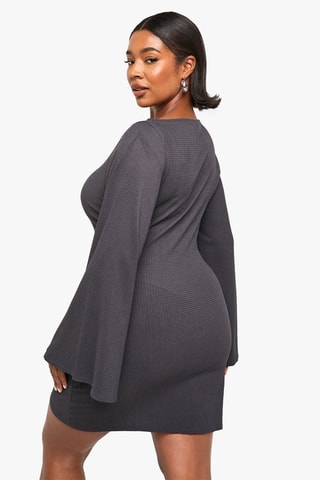Abito a tubino - Grigio scuro