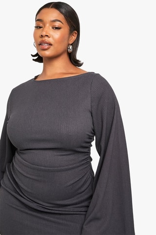 Abito a tubino - Grigio scuro