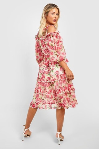 Robe volantée - Rose