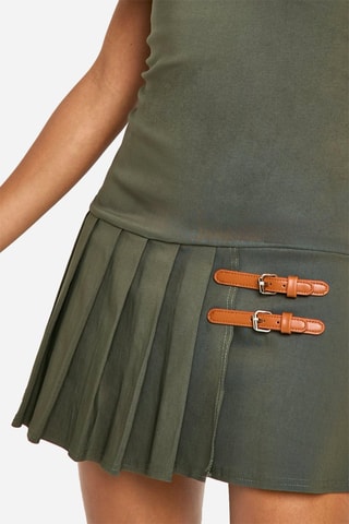 Robe taille basse - Kaki