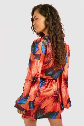 Robe droite - Orange