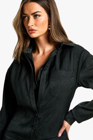 Robe chemise - Noir