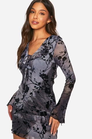 Abito taglio dritto - Nero