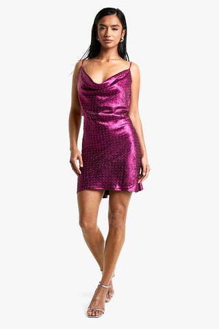 Robe patineuse - Fuchsia