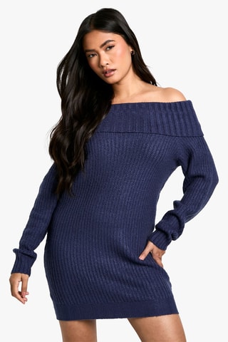 Robe pull - Bleu marine