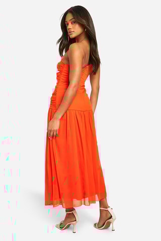 Robe asymétrique - Orange