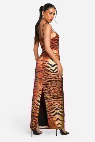 Robe longue - Marron