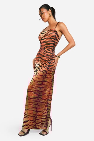 Robe longue - Marron