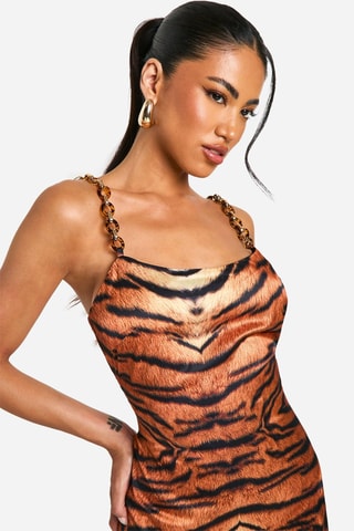 Robe longue - Marron