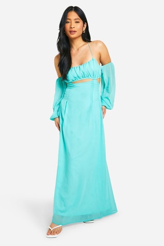 Robe longue - Turquoise