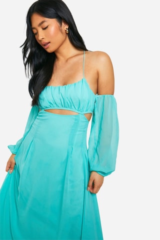 Robe longue - Turquoise