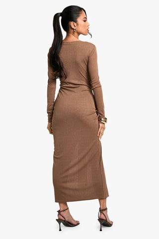 Robe longue - Marron