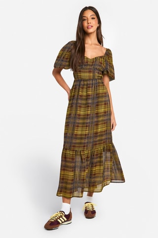 Robe longue - Vert olive