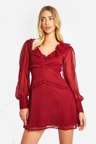 Robe patineuse - Bordeaux