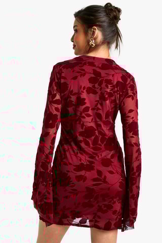 Robe droite - Bordeaux