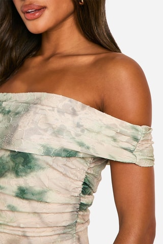 Robe patineuse tie and dye - Beige