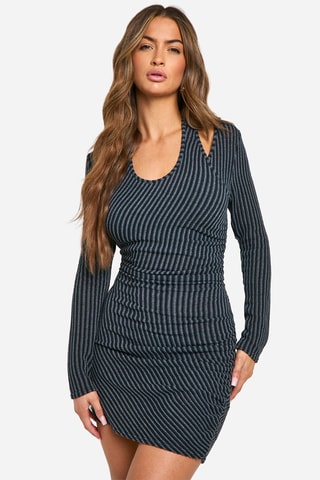 Abito taglio dritto - Grigio scuro