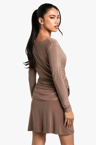 Robe patineuse - Taupe