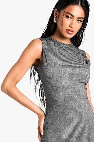 Robe pull - Argenté