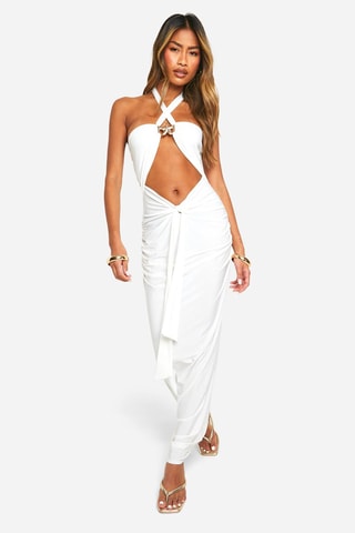 Robe longue - Blanc