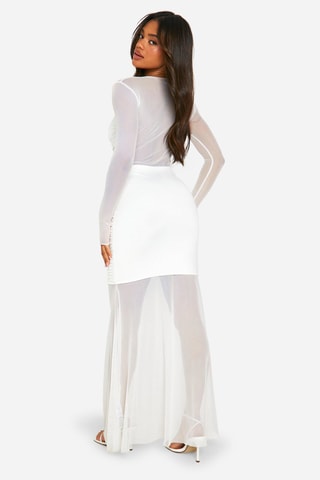 Robe longue - Blanc