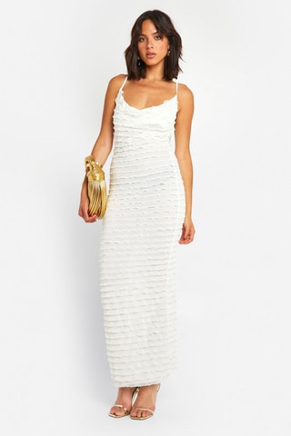 Robe volantée - Blanc