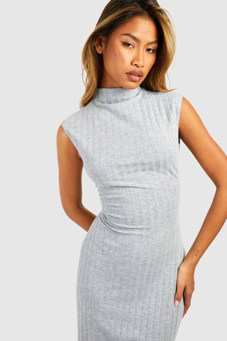 Robe pull - Gris clair