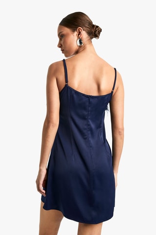 Robe droite - Bleu marine