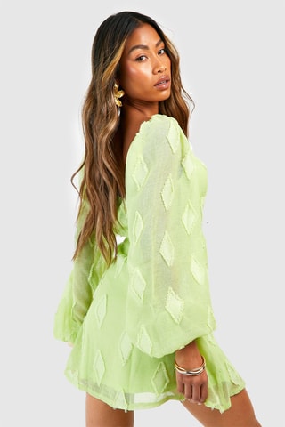Robe patineuse - Vert clair