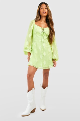 Robe patineuse - Vert clair