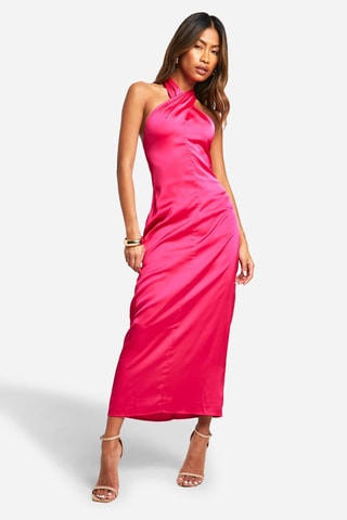 Robe droite - Rose foncé