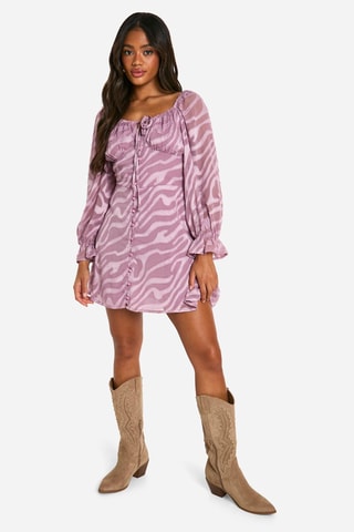 Robe patineuse - Mauve