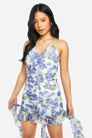 Robe drapée - Violet