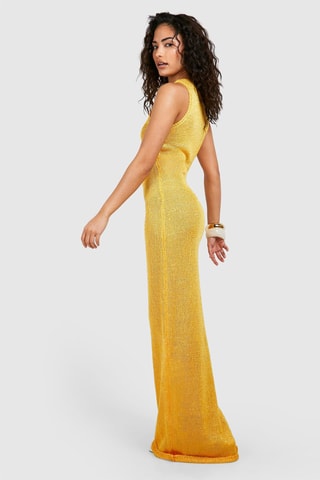 Robe de plage - Jaune