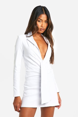 Robe fourreau - Blanc