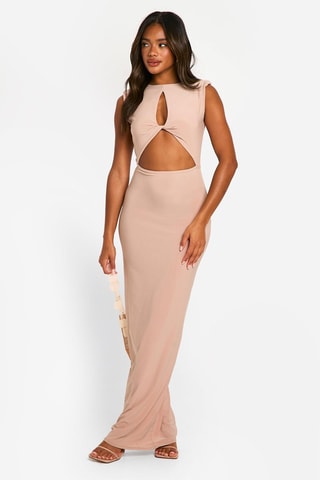 Robe fourreau - Nude