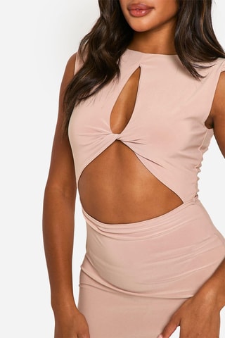 Robe fourreau - Nude