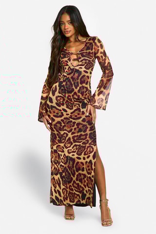 Robe longue - Marron