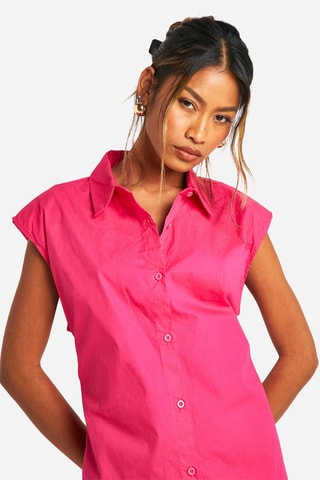 Robe chemise - Rose