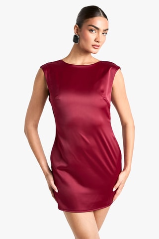 Robe fourreau - Bordeaux