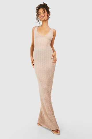 Robe longue - Beige clair